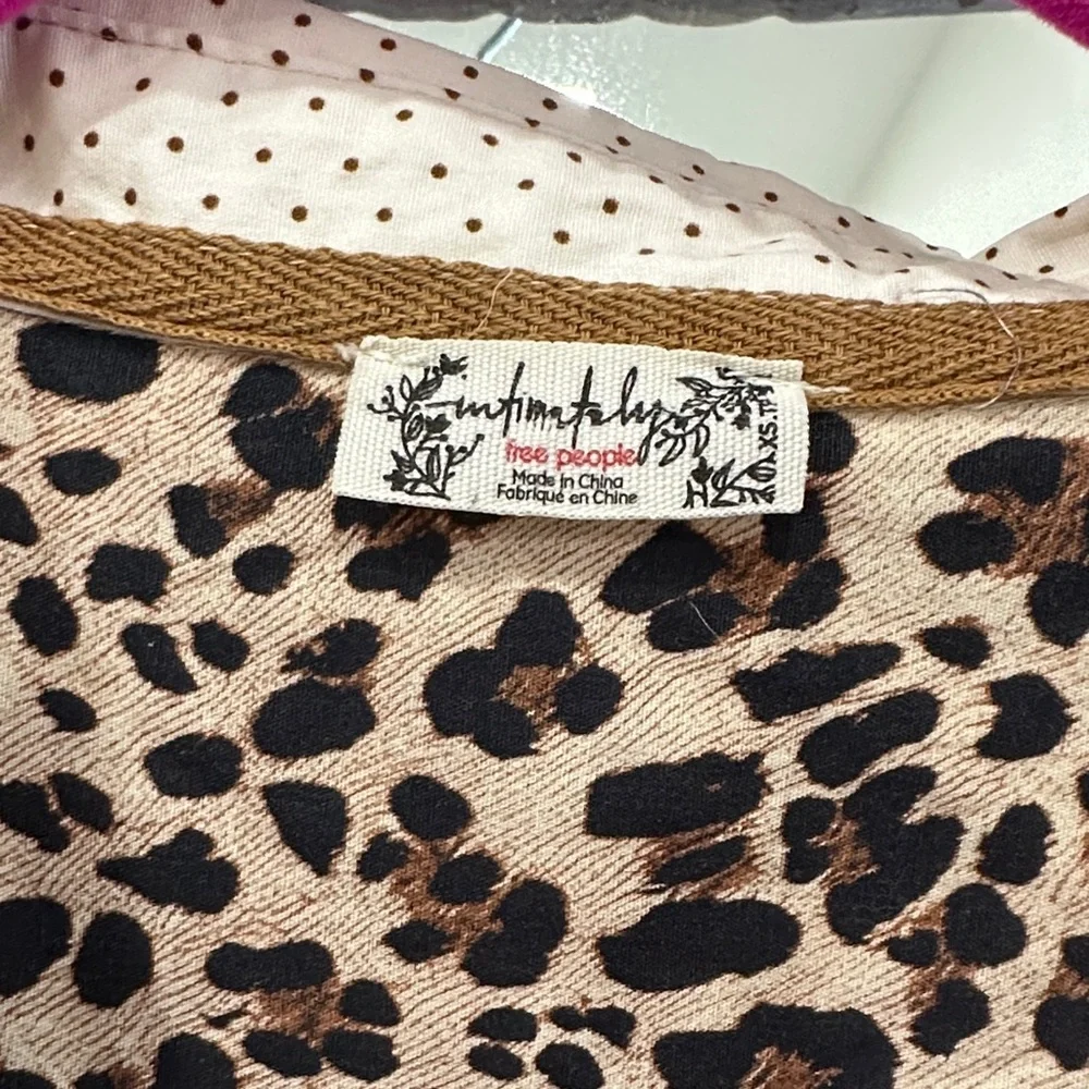 Free People Leopard Print Button Down Western Style Shirt - Picture 4 of 9